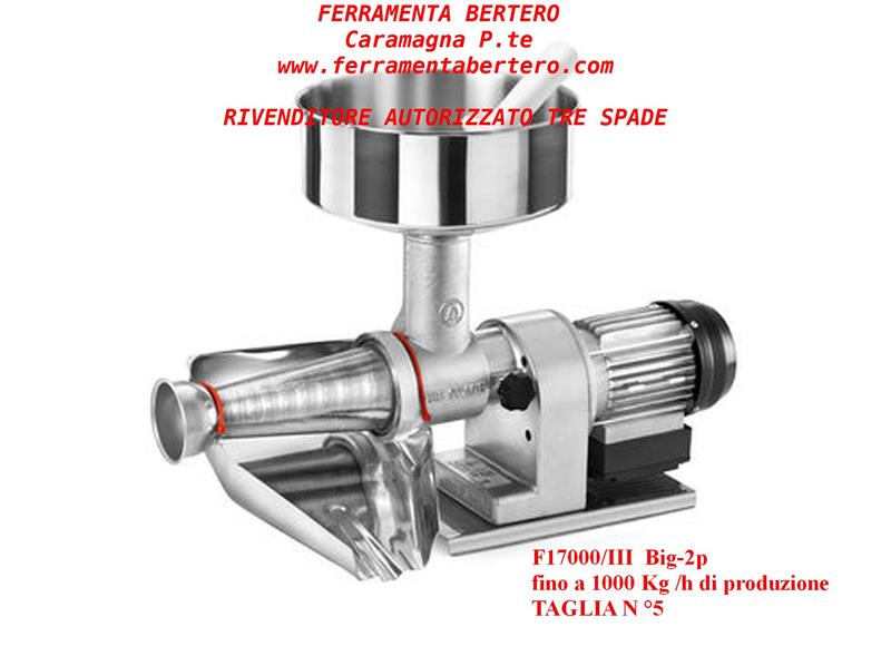 SPREMIPOMODORO TRE SPADE BIG-2P F17000/III